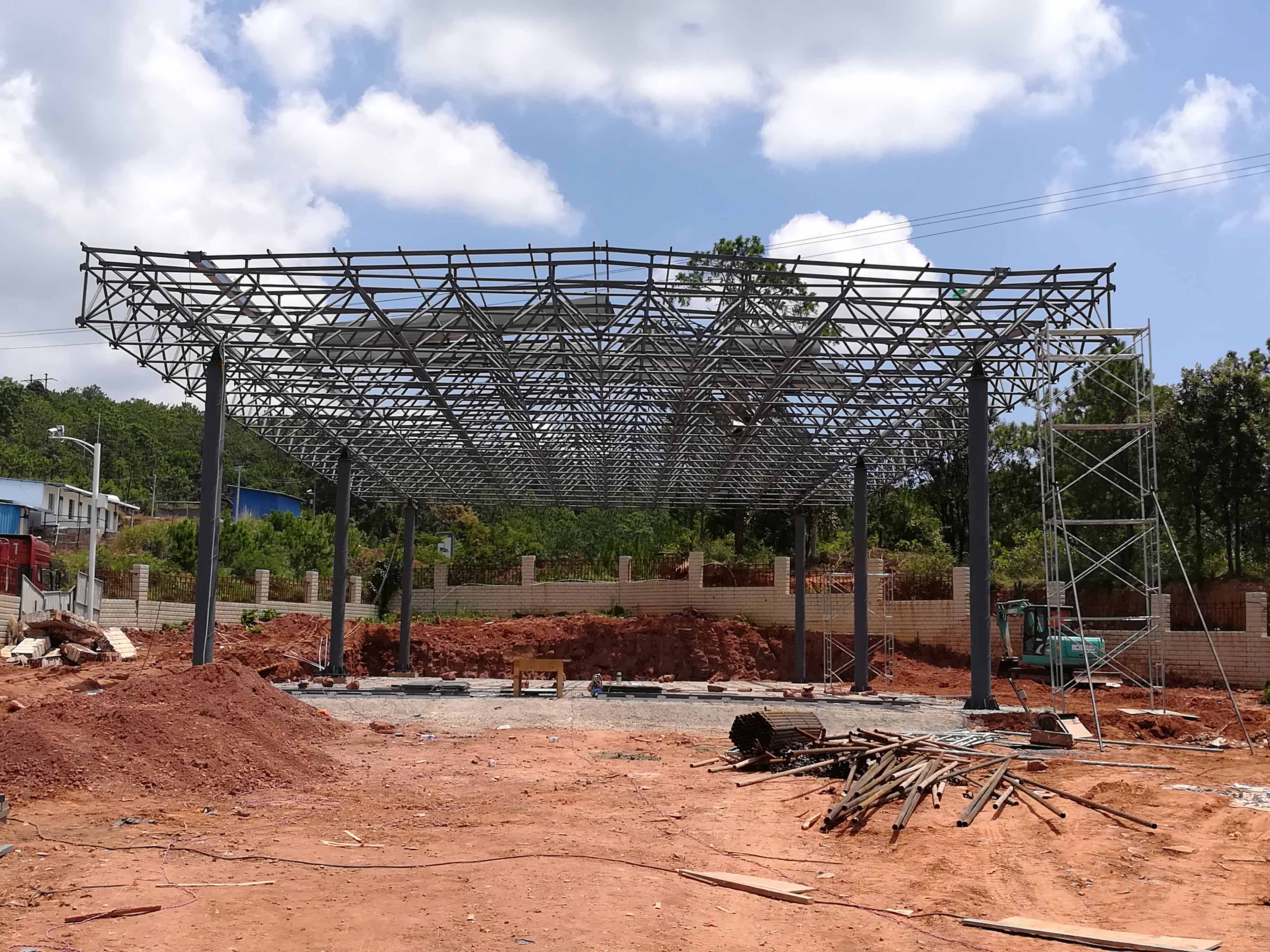 抚顺加油站网架屋面